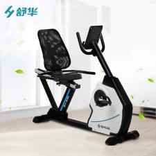 SHUA/舒華健身車(chē)臥式磁控靜音家用腳踏室內(nèi)運(yùn)動(dòng)單車(chē)自行車(chē)SH-836